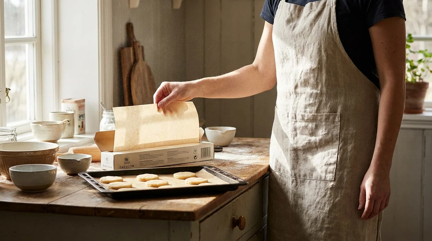 Tip #2: Pre-Cut Parchment Paper Sheets