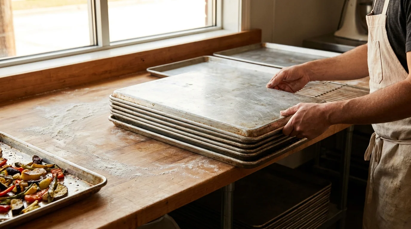 Tip #8: Heavy-Gauge Half-Sheet Baking Pans