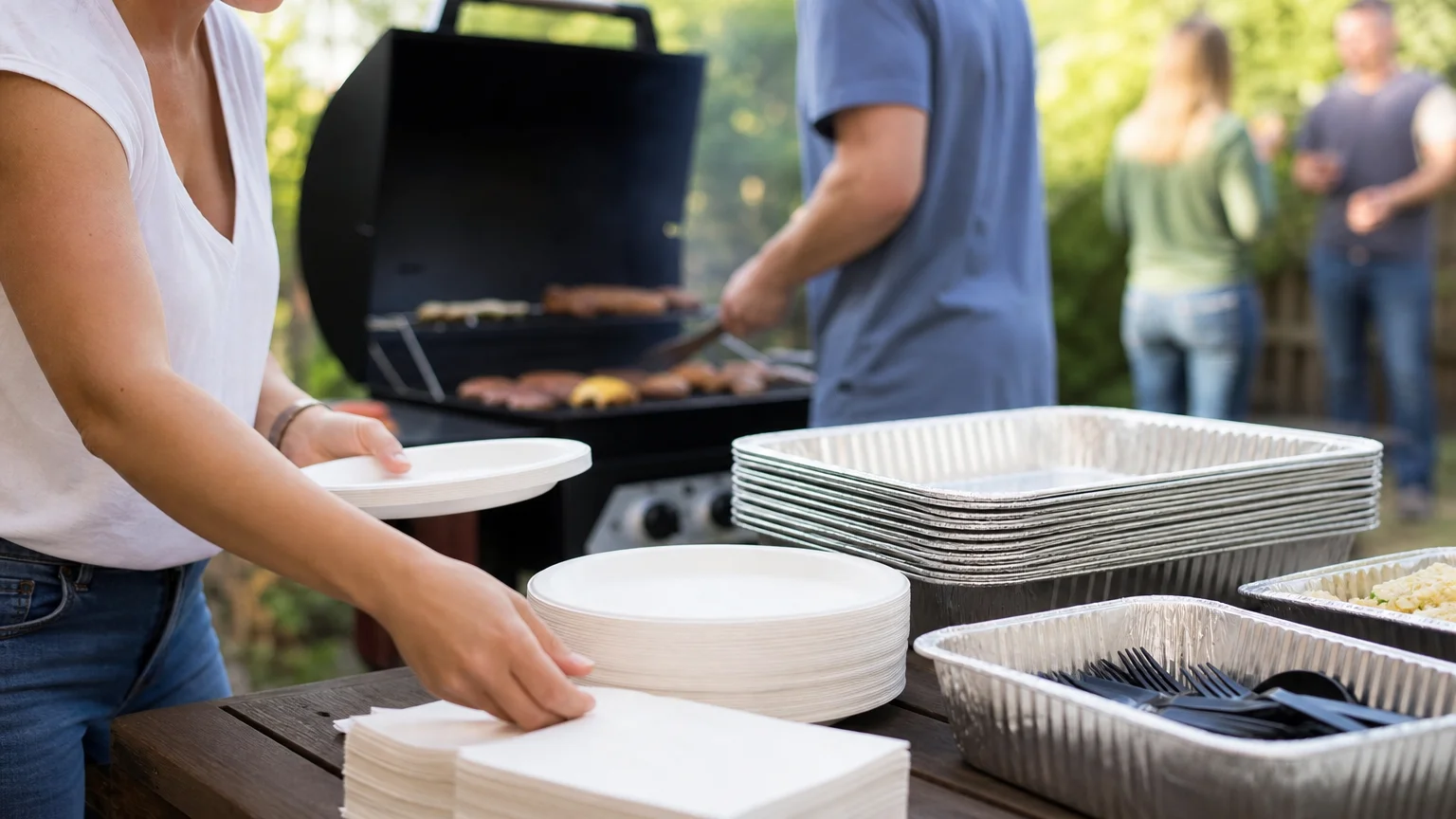 Tip #2: Disposable Cookout and Grilling Supplies