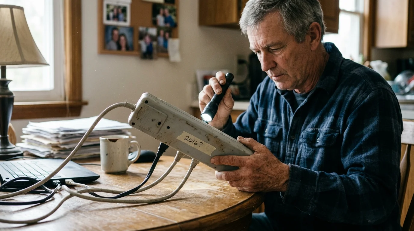 Editorial photograph illustrating: Tip #1: Surge Protectors